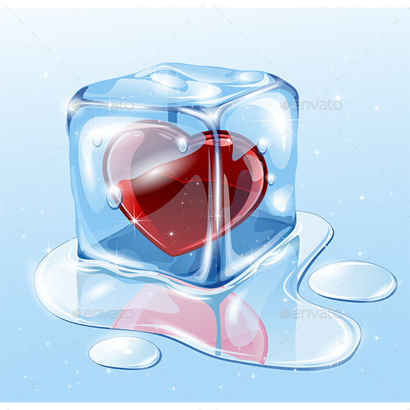 Ice Heart Tattoo Designs
